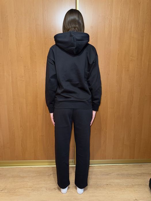 Оригінальний костюм puma,чорний костюм,флісовий костюм puma