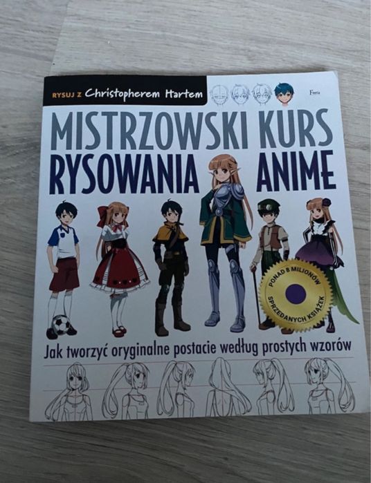 książka do nauki rysowania postaci z anime i mangi