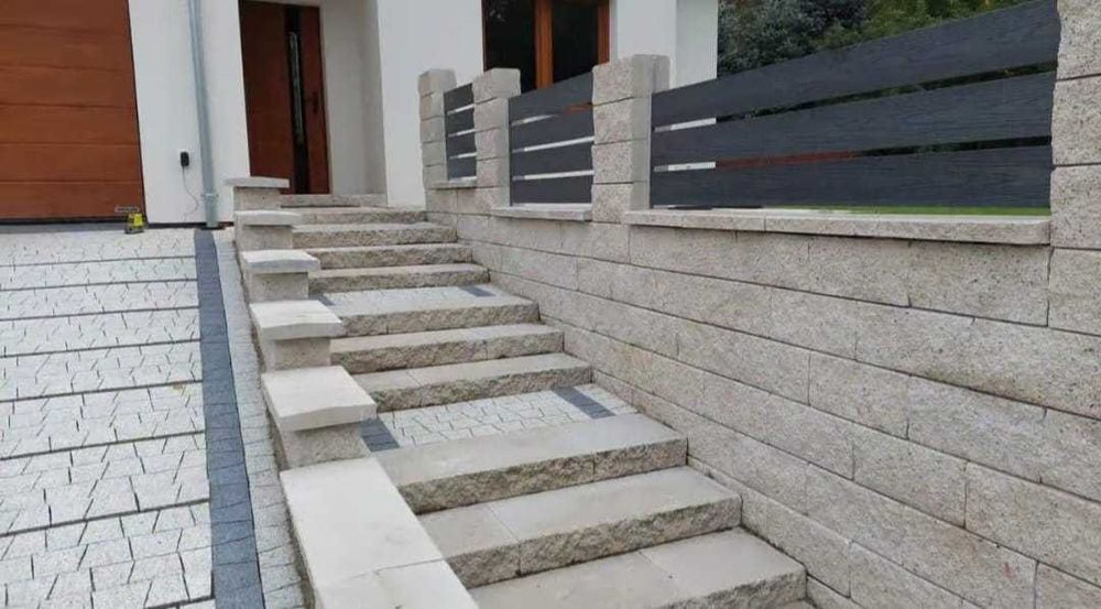 Brukarstwo, tarasy, parkingi, ogrodzenia, trawniki, nawodnienia