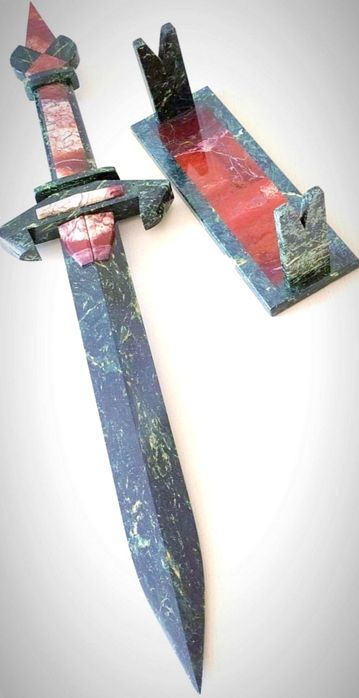 РЫЦАРСКИЙ МЕЧЬ из камня мечь кладенец самосек