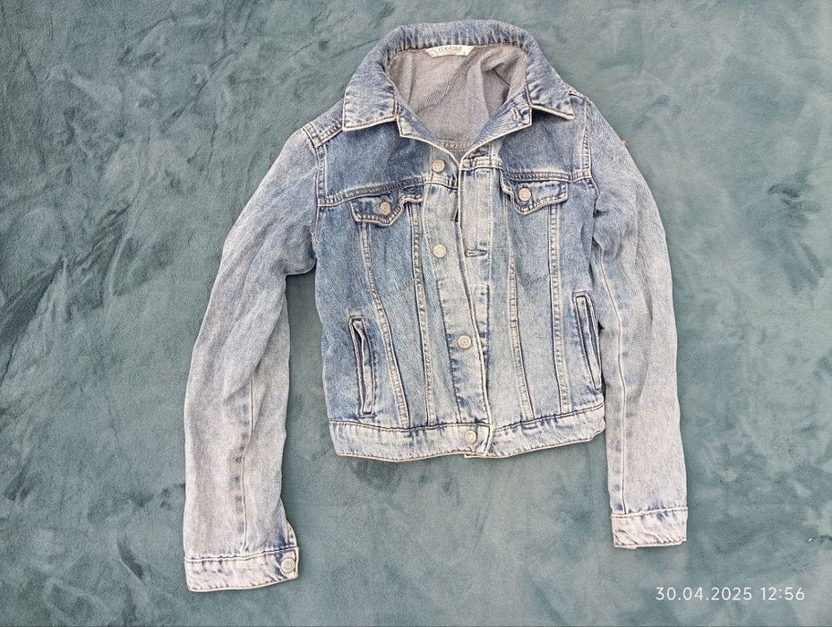 Классическая джинсовая куртка LCW Jeans (р. S) — светлый деним