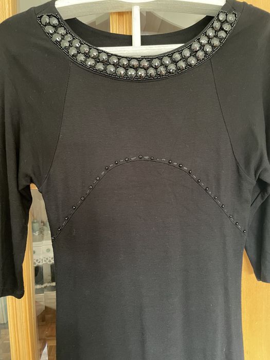 Vestido preto em malha da Globe