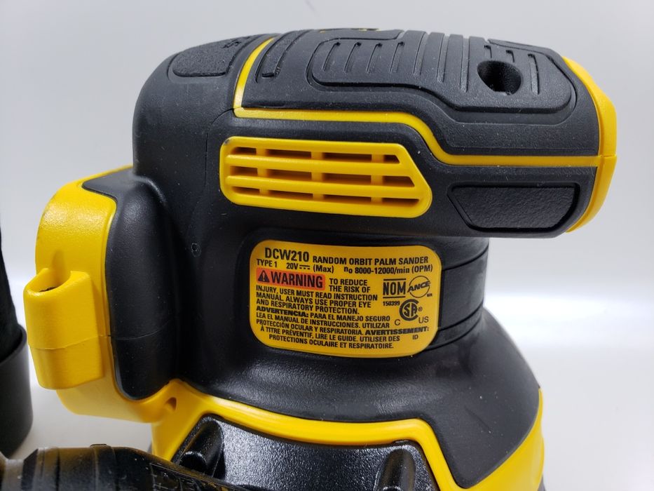DeWALT DCW210 Шліфмашина ексцентрикова акумуляторна