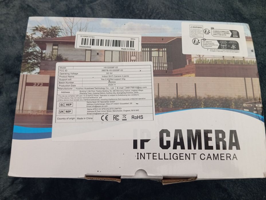 Sistema vídeo vigilância 4 câmeras c/visualização em smartphones