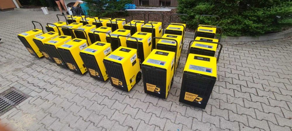 WYNAJEM Osuszacz powietrza Osuszanie po tynkach wylewkach zalaniu