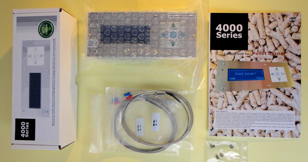 Placa eletrónica controlo Queimador Pellet / Salamandra Caldeira Forno