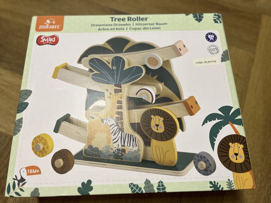 Kulodrom. Drzewko drewniane marki smiki, jak nowe.