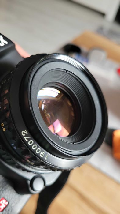 Obiektyw SMC Pentax-A 1:2 50mm bdb stan