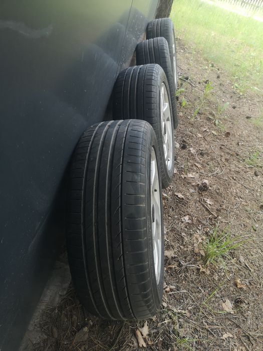 Alufelgi 5x100 16 Toyota itp, opony w ładnym stanie.