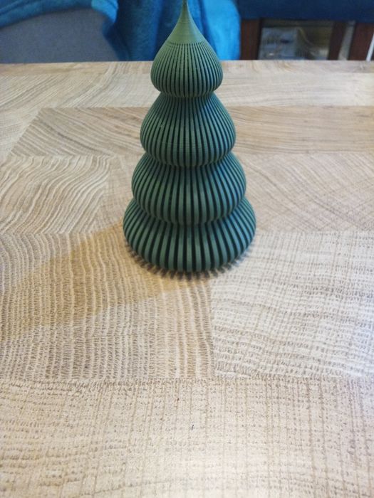 Choinka zielona z drukarki 3D