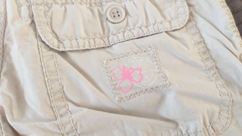 Cienkie spodnie rybaczki r. 128 H&M