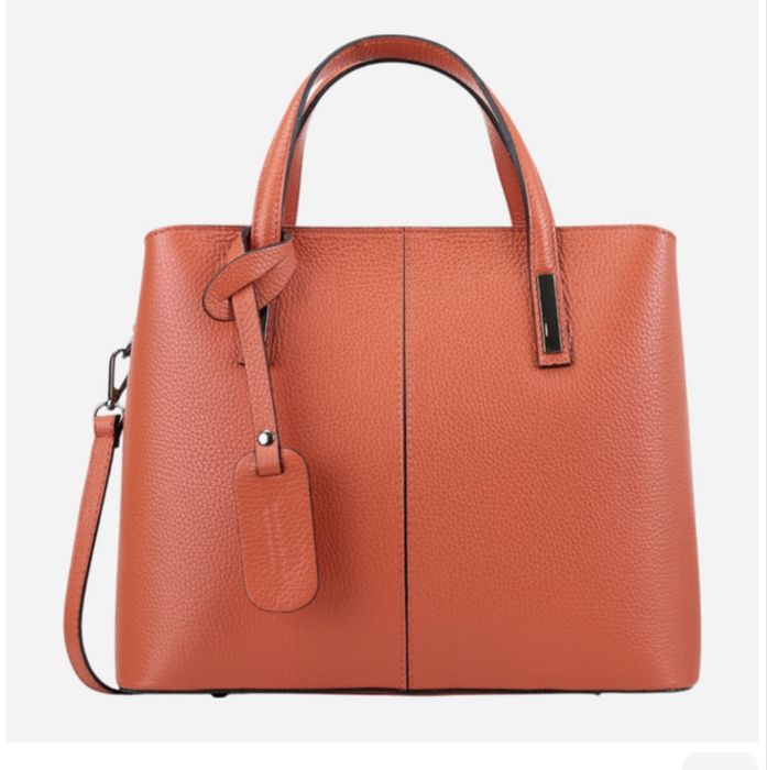 Сумка шкіряна  А4 Сумка терракот шоколад беж кожаная черная