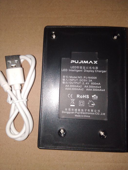 PUJIMAX PG-N4008 зарядка для батареек АА и ААА