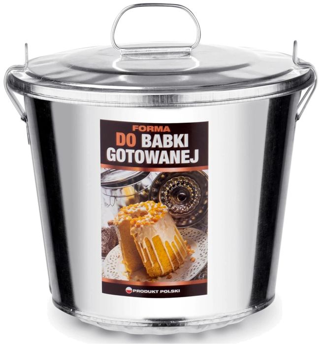 Forma Do Babki Gotowanej Z Tuleją + Przepis Blacha Średnia 1,8 L