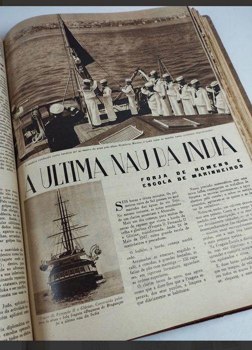 O Mundo Ilustrado – Ano I Completo (Junho a Dezembro de 1952) – Encadernação da época