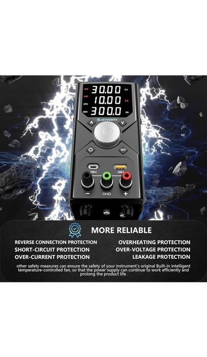 Fonte de alimentação 30V 10A