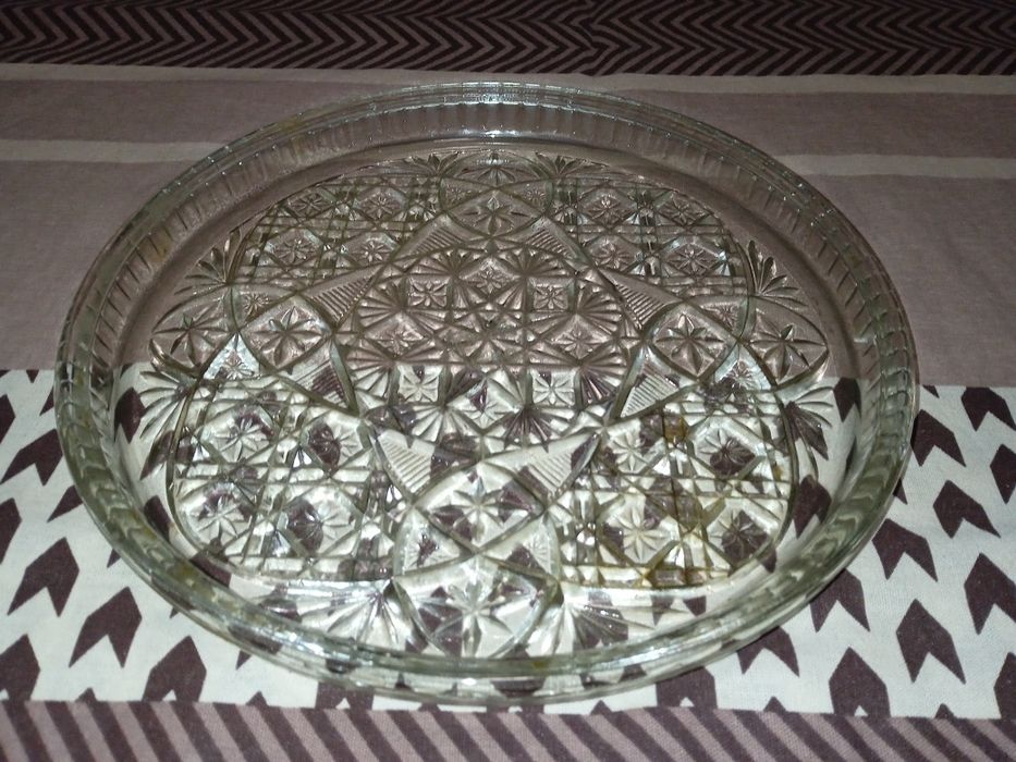 Кришталеве блюдо. 60ті роки.