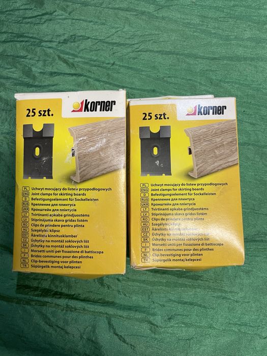 Uchwyt do listew przypodłogowych 2opakowania