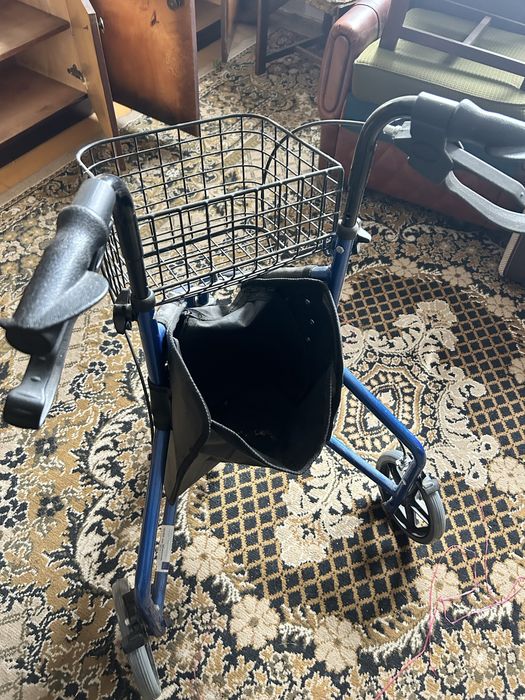 Chodzik na kolkach z koszykiem