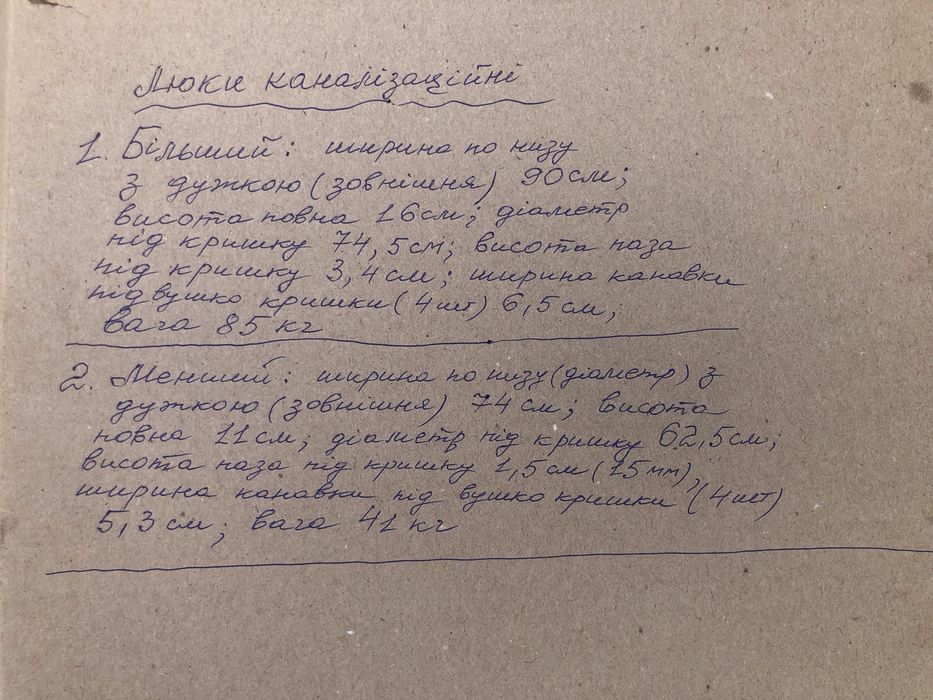 Продам канализационный каналізаційний люк