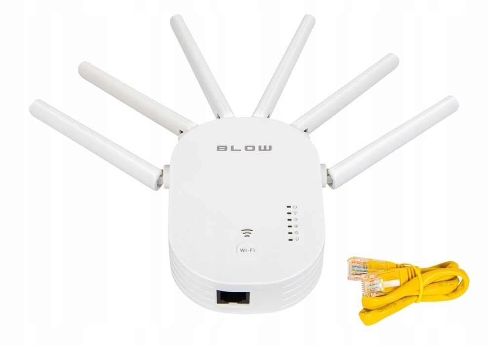Mocny wzmacniacz sygnału 300MB/S WPS RJ-45 100M 2.4GHZ WIFI