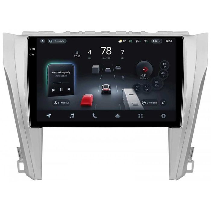 Штатна магнітола Teyes CC4 Pro 2k 8+128 Gb Toyota Camry XV 50 55