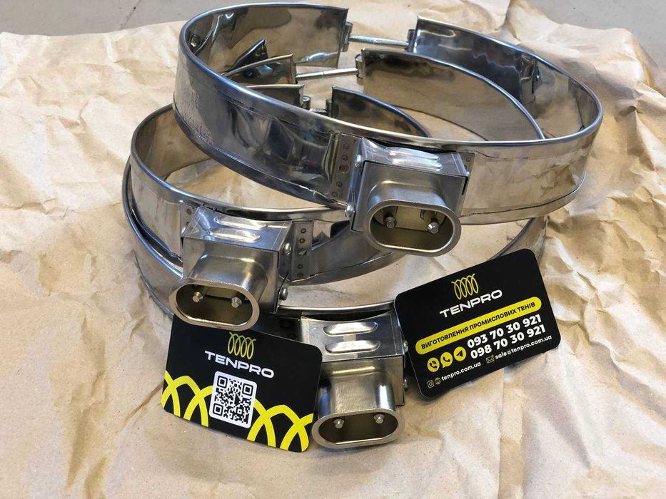 Металевий хомутовий нагрівач. слюдяний тен. нагрівач для екструдера