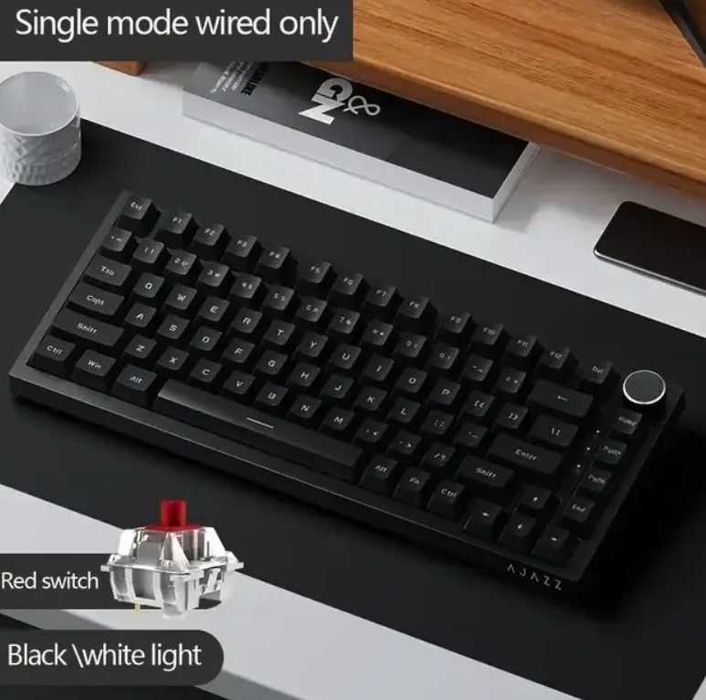 Механічна Клавіатура AJAZZ AK820 Black, White, Black-Yellow, Grey