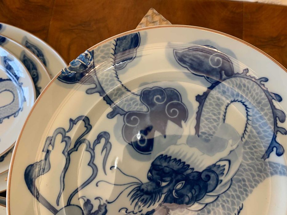 Serviço de jantar "Blue Dragon" Vista Alegre (Mottahedeh / Tiffany)