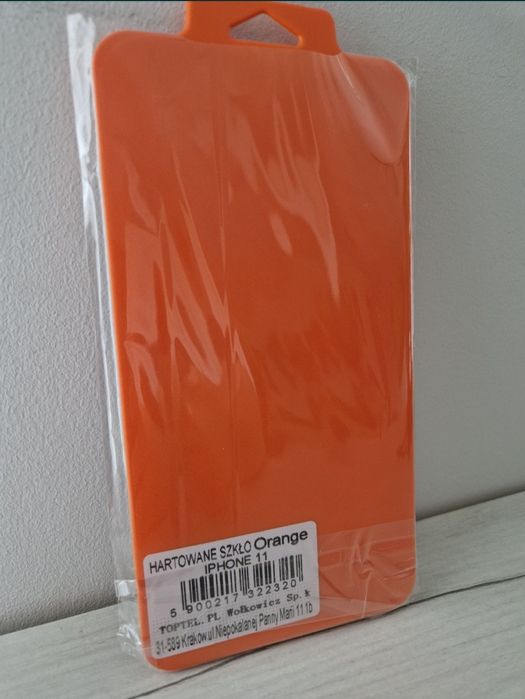 Hartowane szkło Orange do IPHONE 11