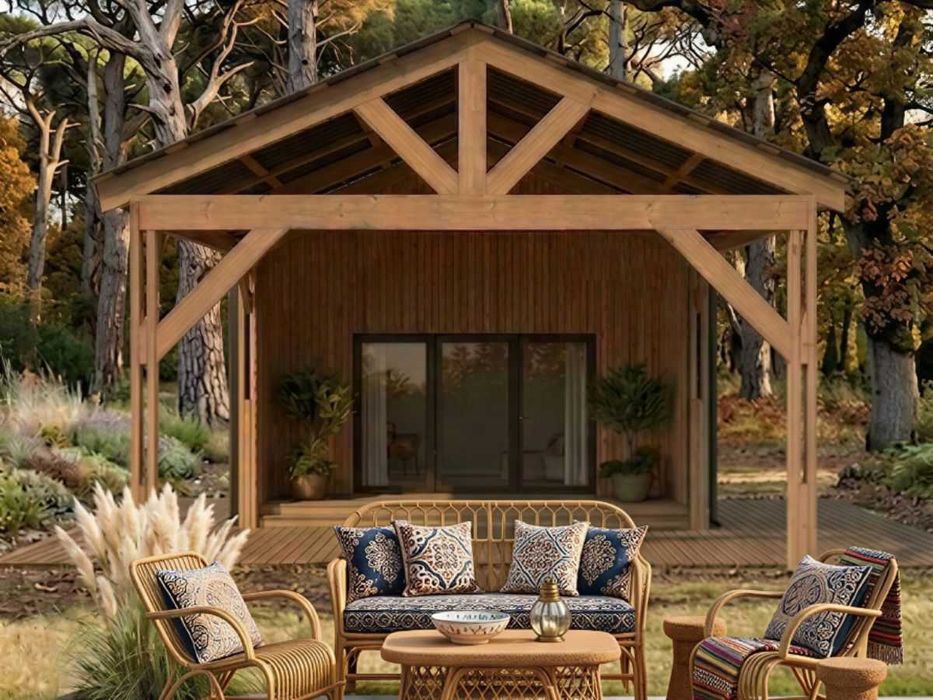 Deck madeira impregnado 28x145x4800 mm