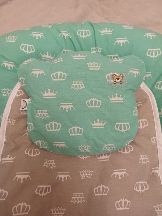 Кокон позиціонер для немовляти IDEIA + ортопедична подушка 25х21 см