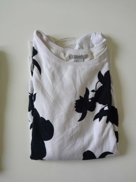 H&M zwiewna bluzeczka podwójna r S