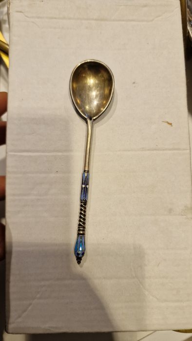 Ложка эмаль , подстаканник 84