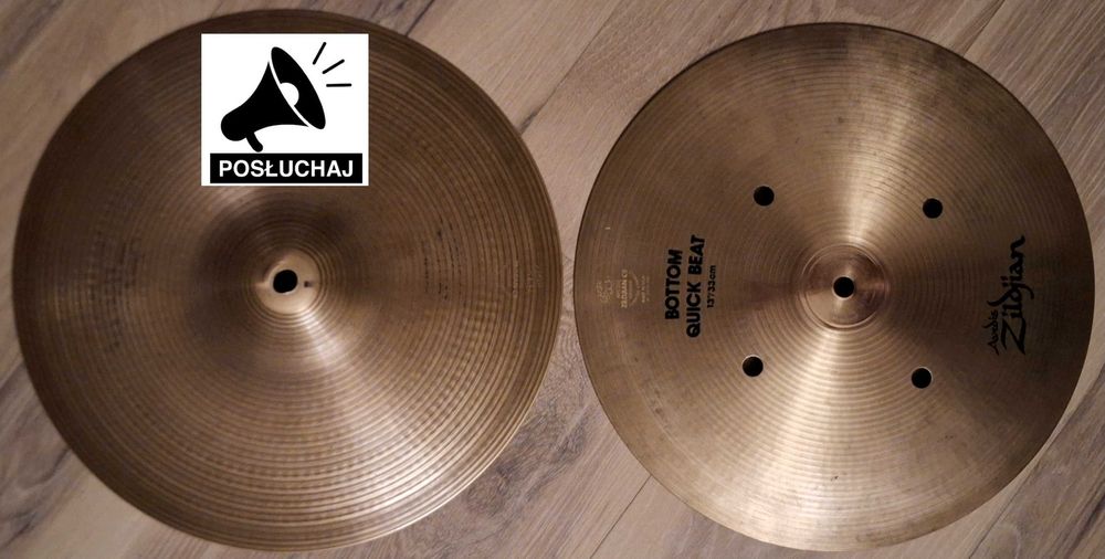 -- Zidjian Avedis Quick Beat Hi-Hat 13" kpl  -- Talerz - Perkusja