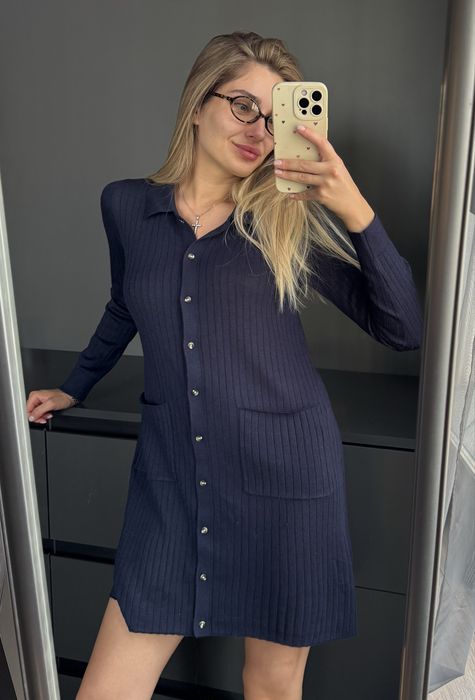 Сукня zara в рубчик