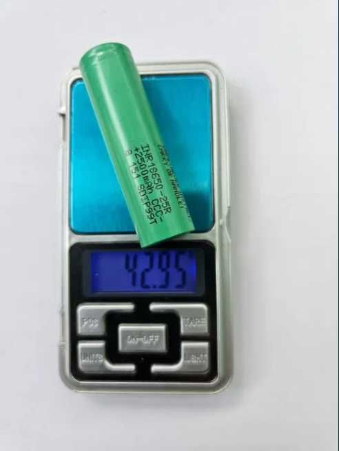 Акумулятор samsung INR18650-25R 2500mAh 20А