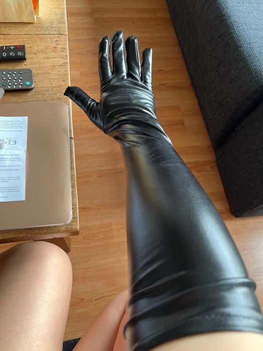 Женские перчатки латекс сексуальное эротическое белье еротична білизна