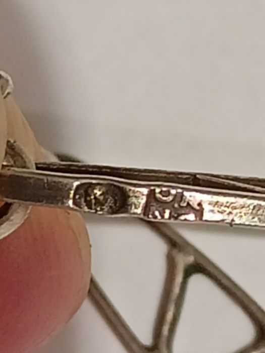 Naszyjnik srebrny , łańcuszek Orno