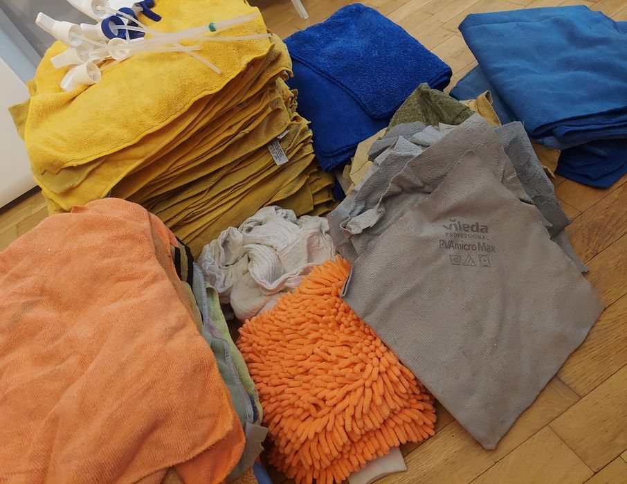 250 szmatek na myjnie samochodową