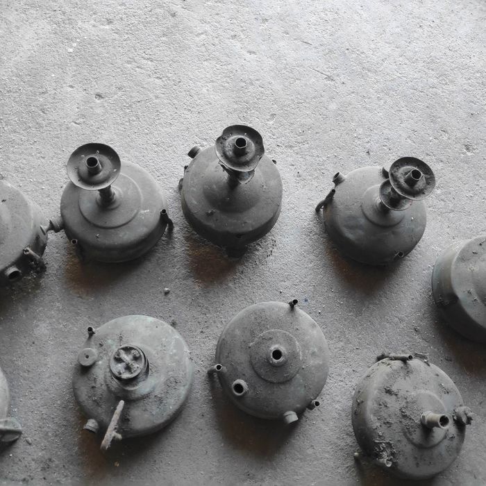 Fogareiros em latão.