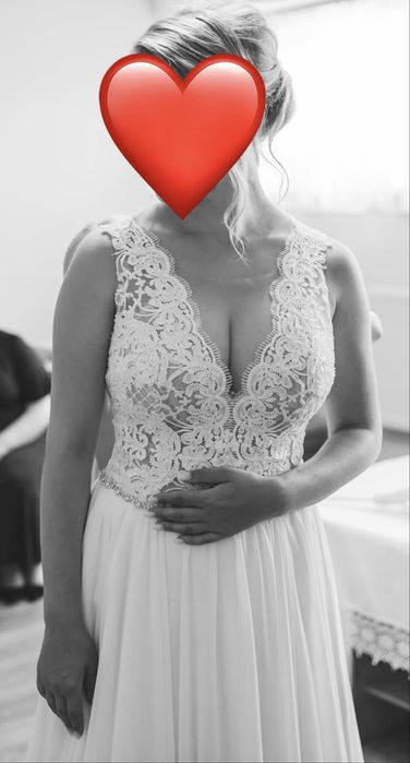 Suknia ślubna MS Moda + welon