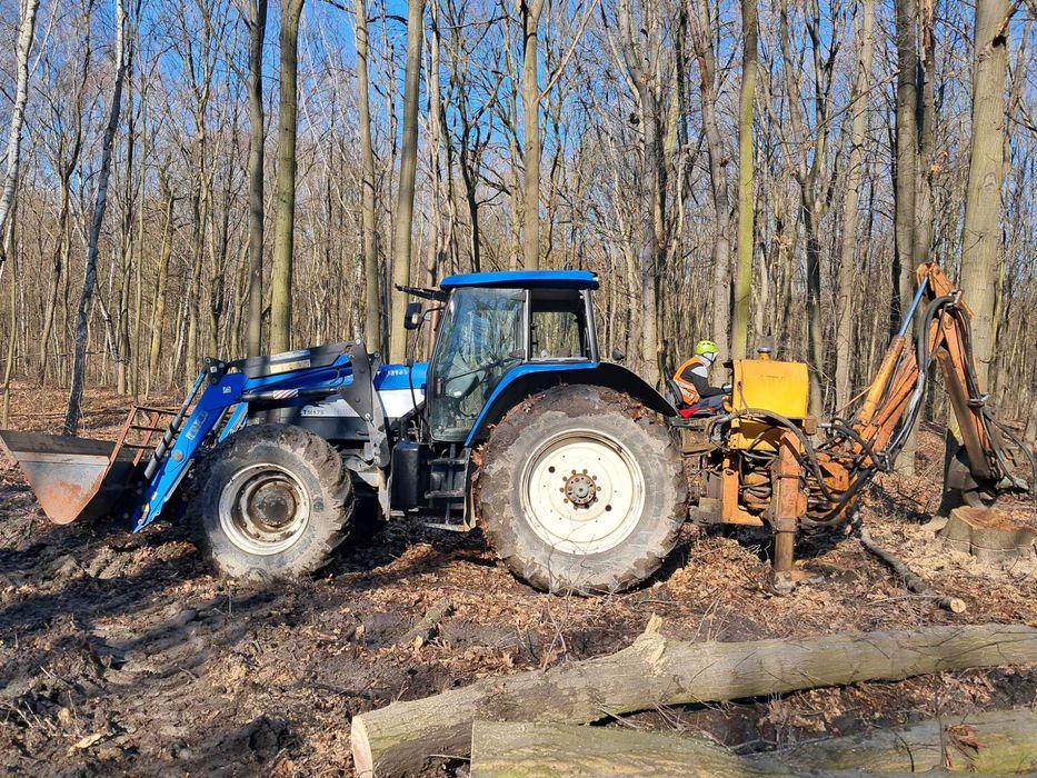 New holland tm175 frezarka do pni karczowaniee