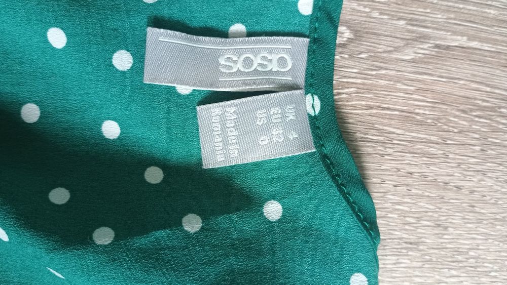 ASOS kopertowa midi sukienka XS S