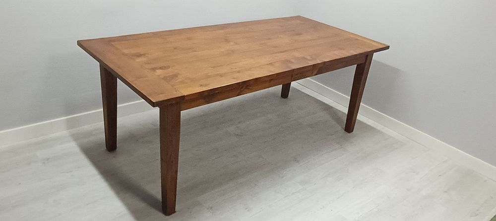 Bardzo masywny, duży stół z drewna Palisander indyjski