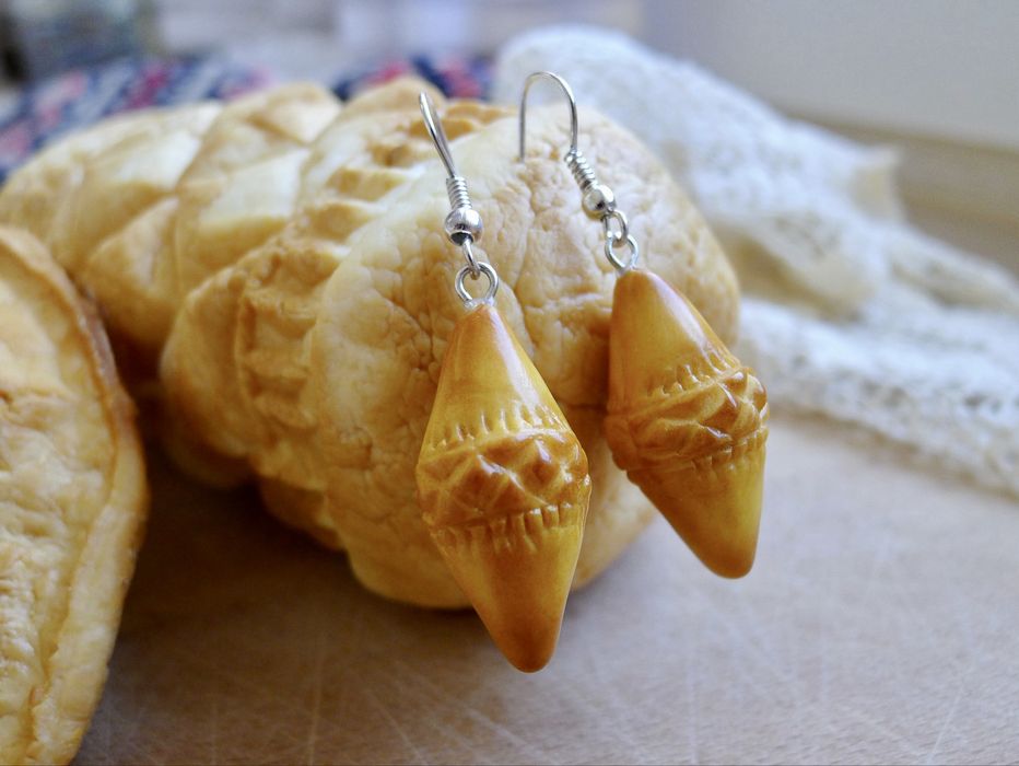 Kolczyki oscypki serki góralskie handmade