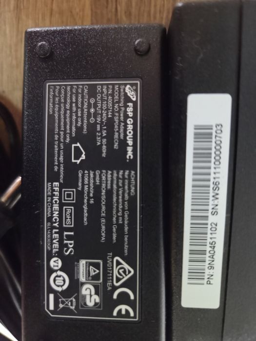 Зарядка зарядное блок питания живлення Asus FSP 19v/2.37a 45w 5.5×2.5mm оригінал