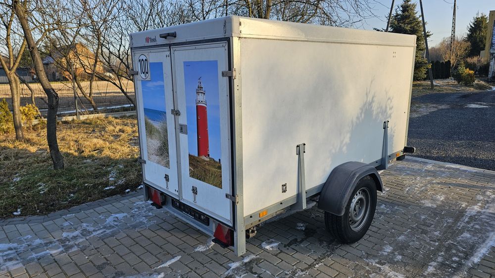 Przyczepa Kontener BRENDERUP CARGO Otwierany dach! Idealna na motor!!!