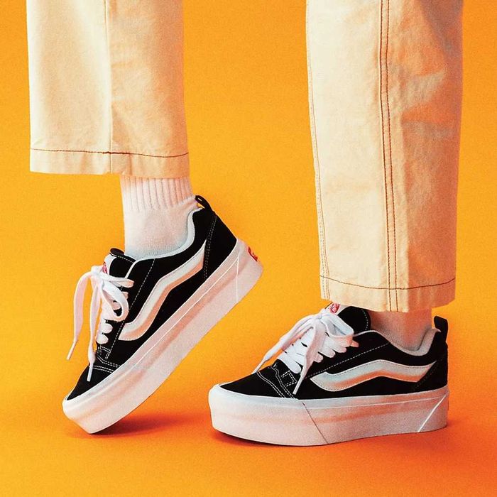 Vans KNU Stack Black/White 35/36/36.5/37/38/38.5/39/40/40.5 Оригінал