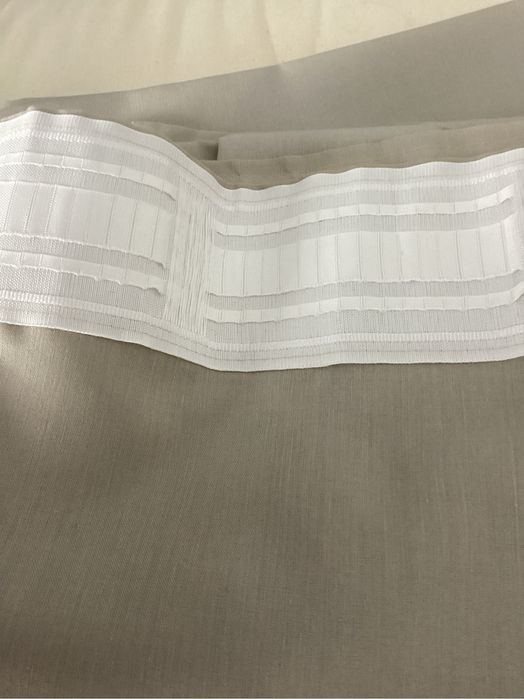 Firany zasłony okna  Ikea 5m 80 cm  beż lub  popielaty